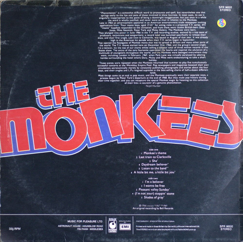 The Monkees – Best Of The Monkees Vinyl LP
