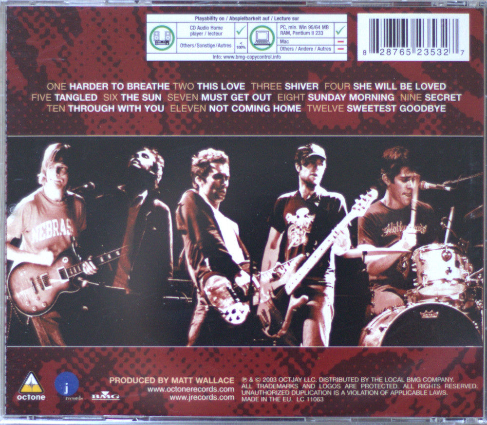 Maroon 5 – Songs About Jane CD