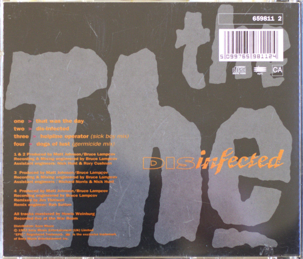 The The – Disinfected EP CD