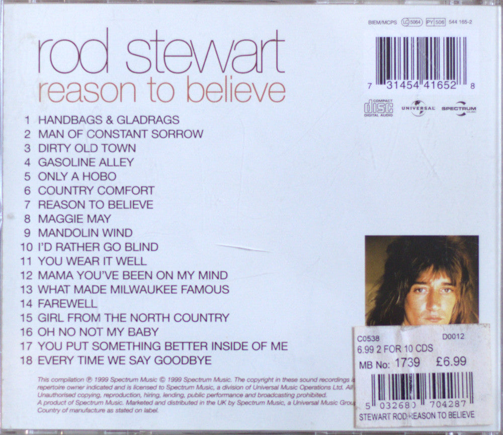 Rod Stewart – Reason To Believe CD