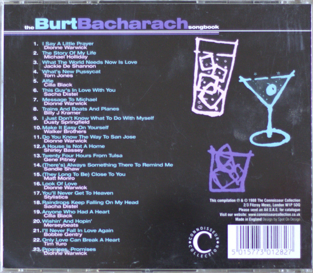 The Burt Bacharach Songbook CD