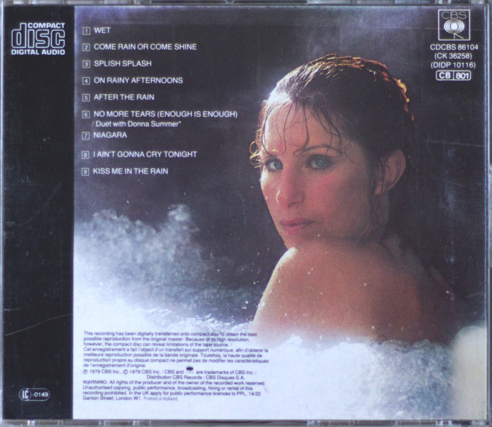 Barbra Streisand – Wet CD