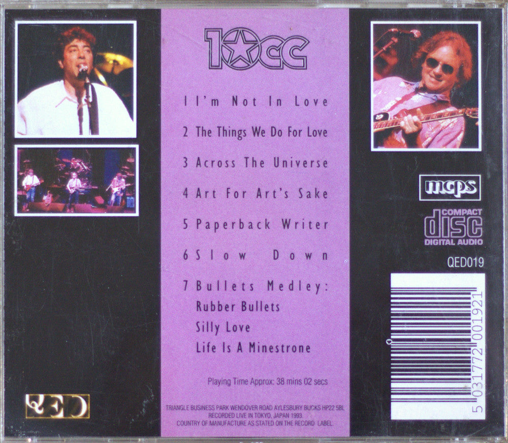 10cc – Live In Concert: Volume One CD