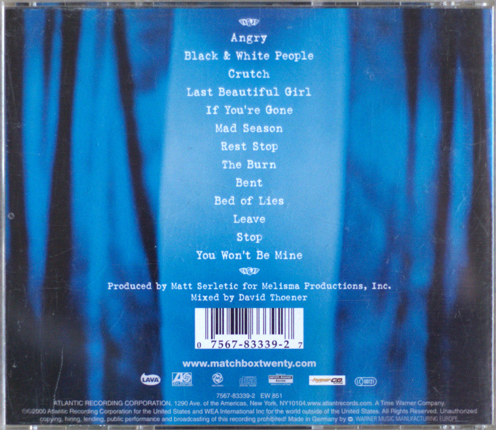Matchbox Twenty – Mad Season CD