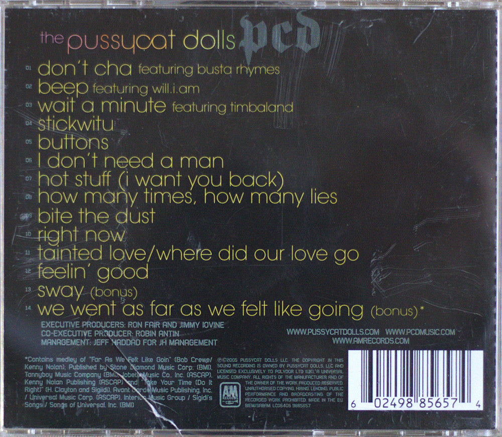 The Pussycat Dolls – PCD CD