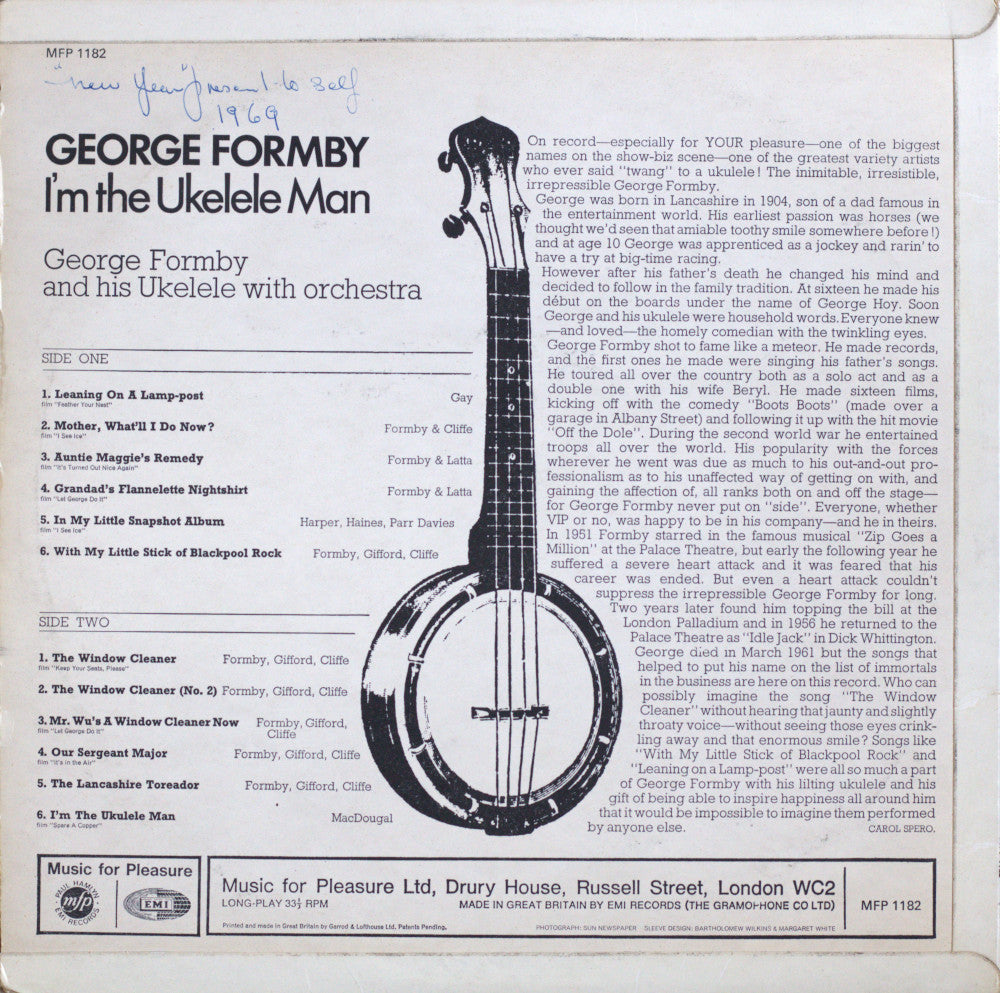 George Formby – The Inimitable George Formby Vinyl LP