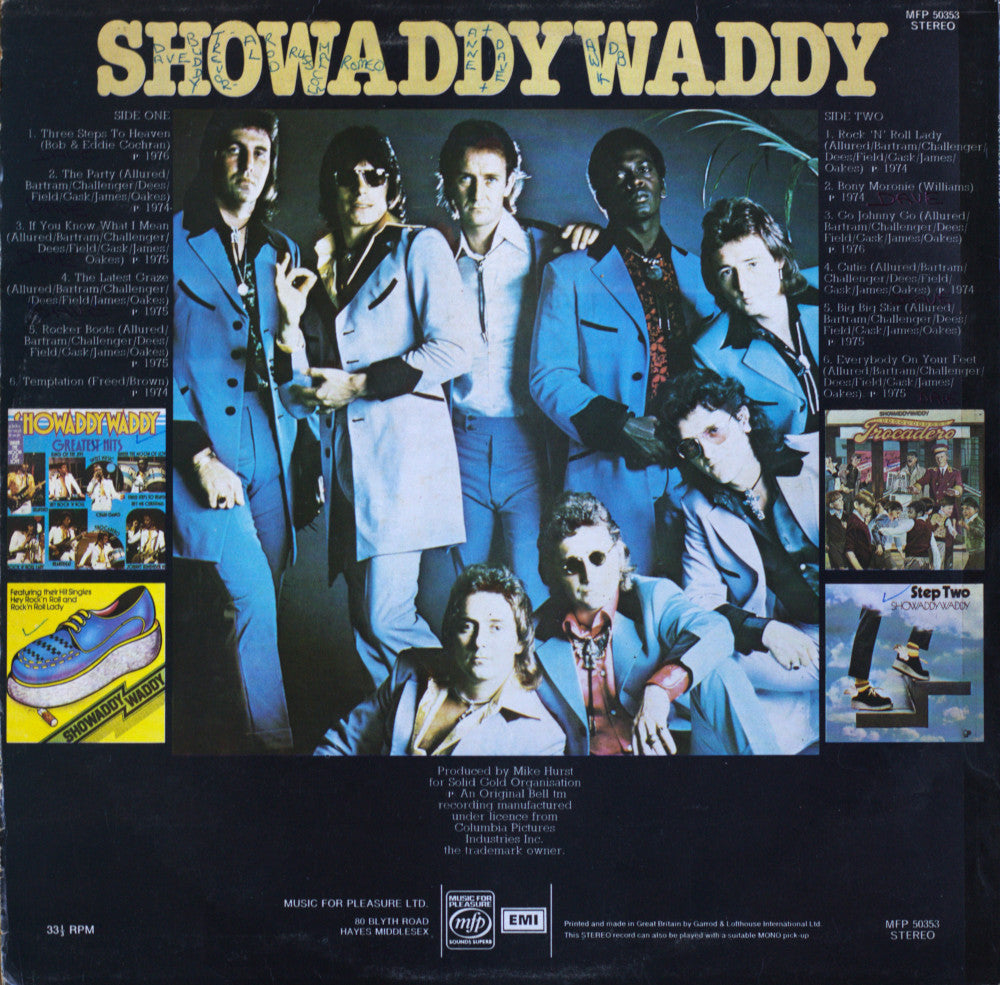 Showaddywaddy – Showaddywaddy Vinyl LP