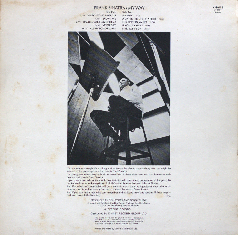 Frank Sinatra – My Way Vinyl LP