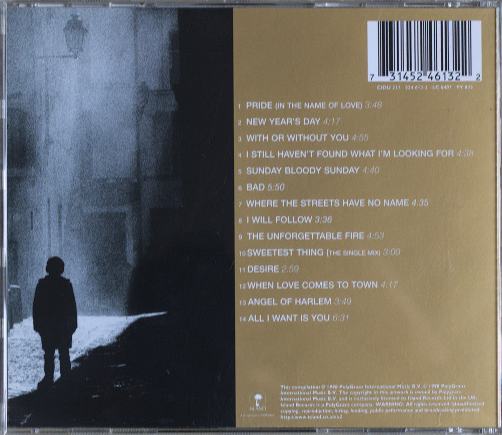 U2 – The Best Of 1980-1990 CD