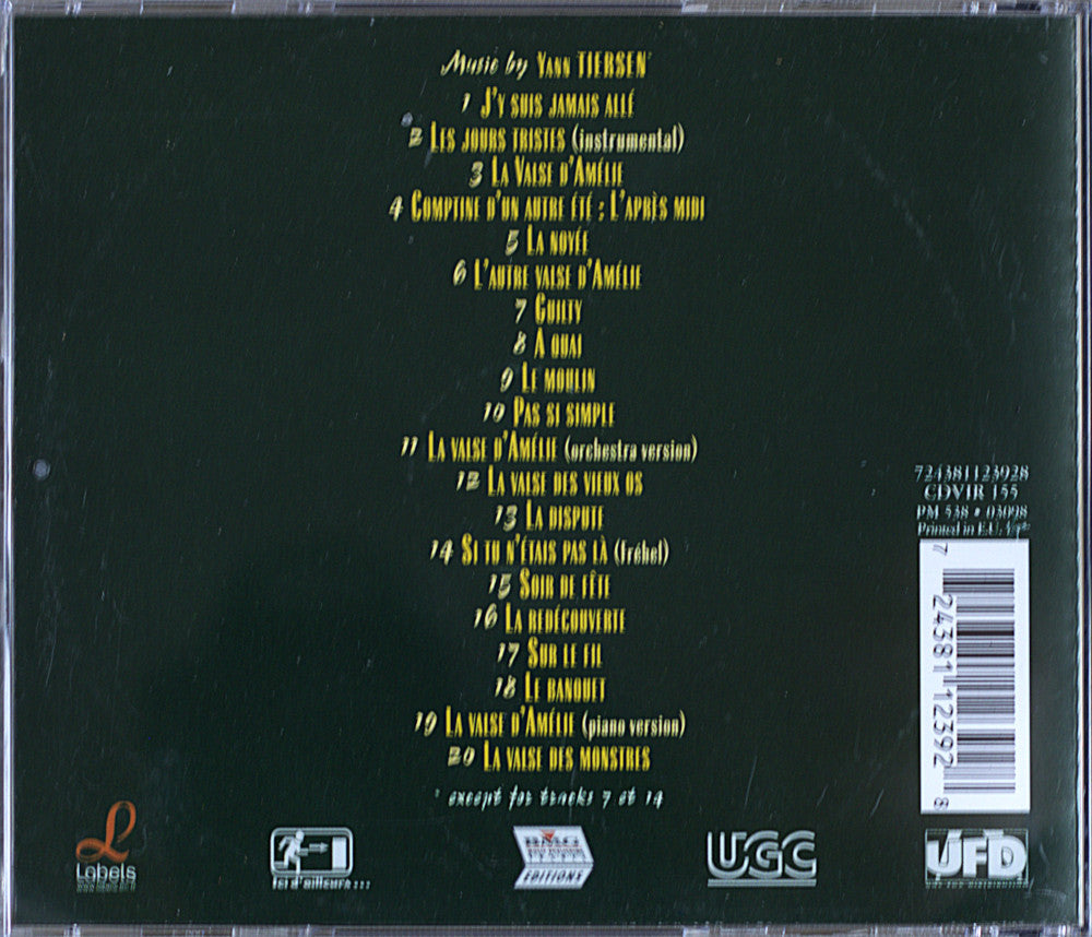 Yann Tiersen – Amélie Soundtrack CD