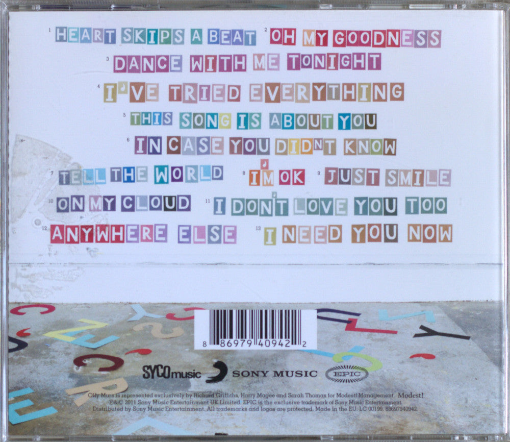 Olly Murs – In Case You Didn’t Know CD