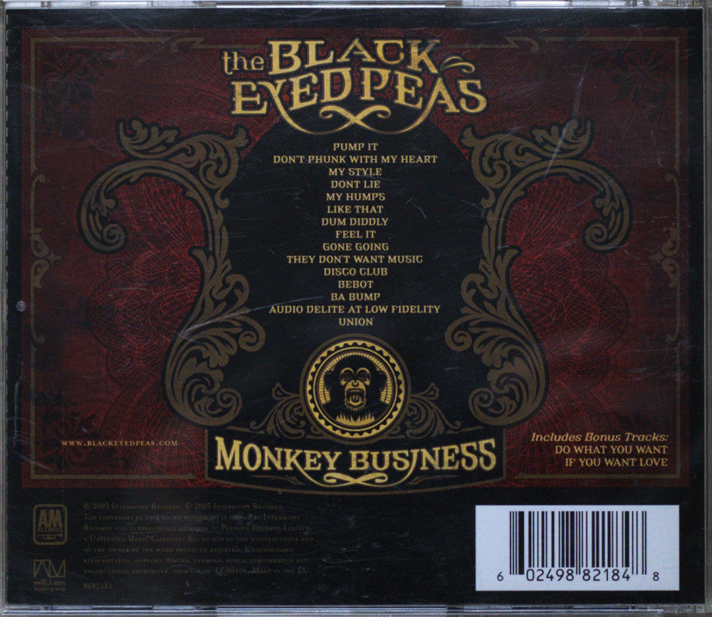 Black Eyed Peas – Monkey Business CD
