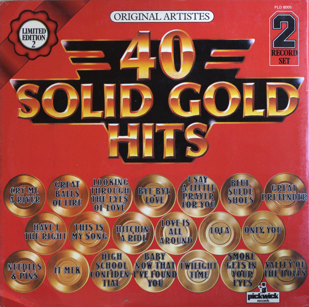 Various – 40 Solid Gold Hits Vinyl LP