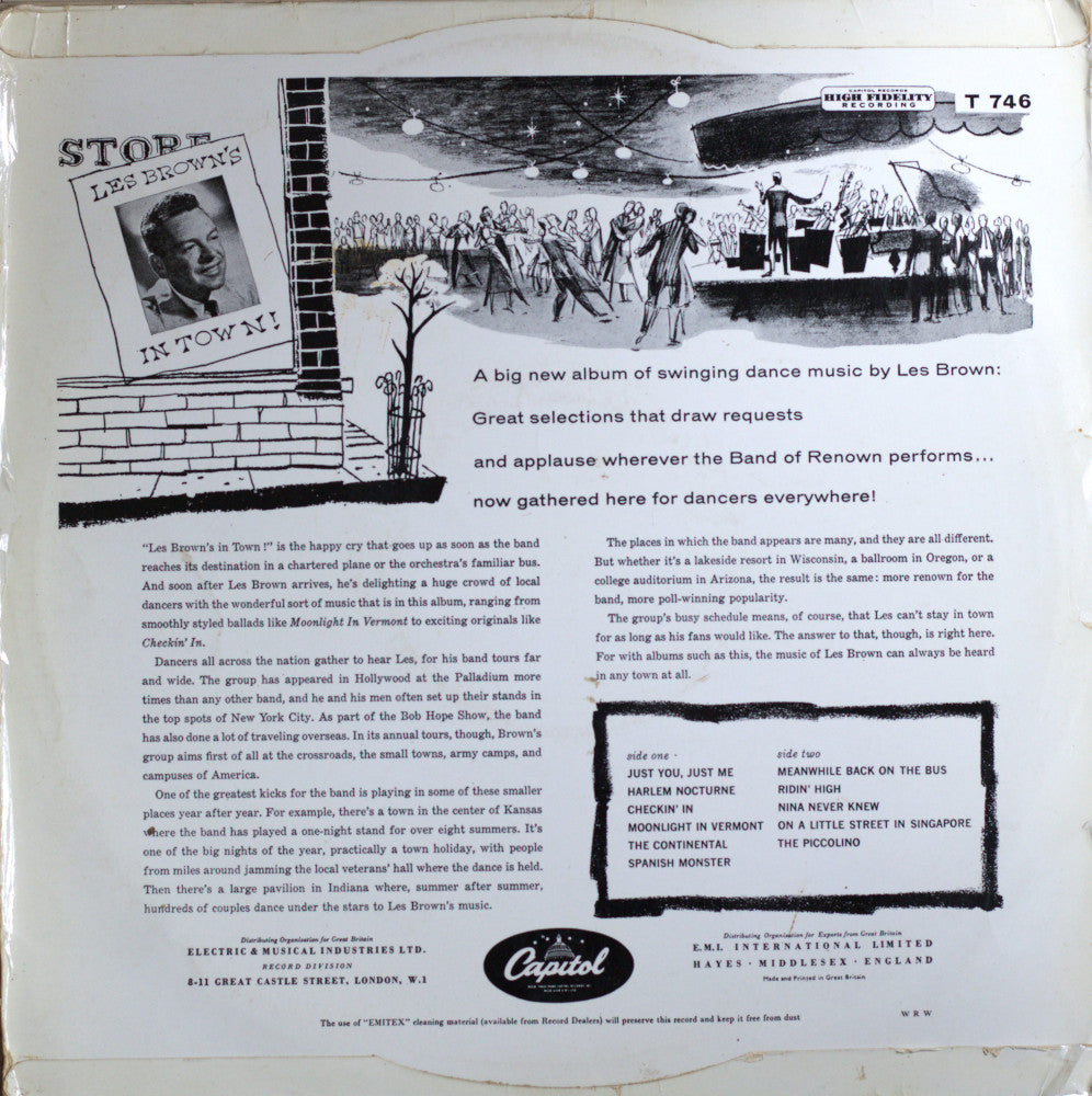 Les Brown And His Band Of Renown – Les Brown's In Town Vinyl LP