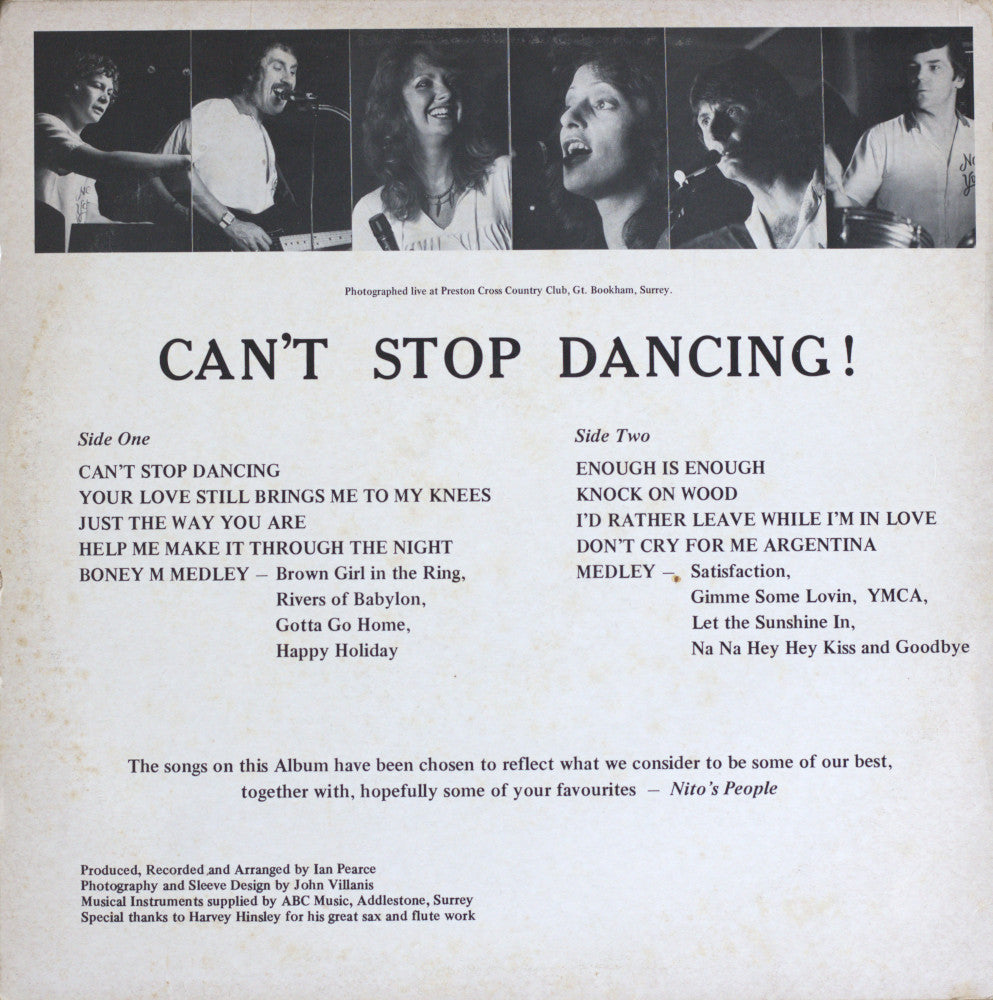 Nito's People – Can't Stop Dancing! Vinyl LP