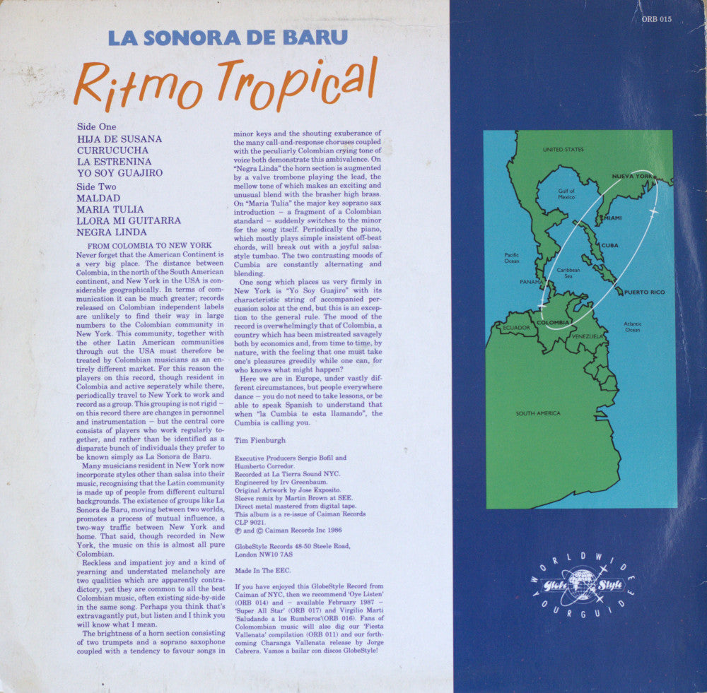 La Sonora De Baru – Ritmo Tropical Vinyl LP