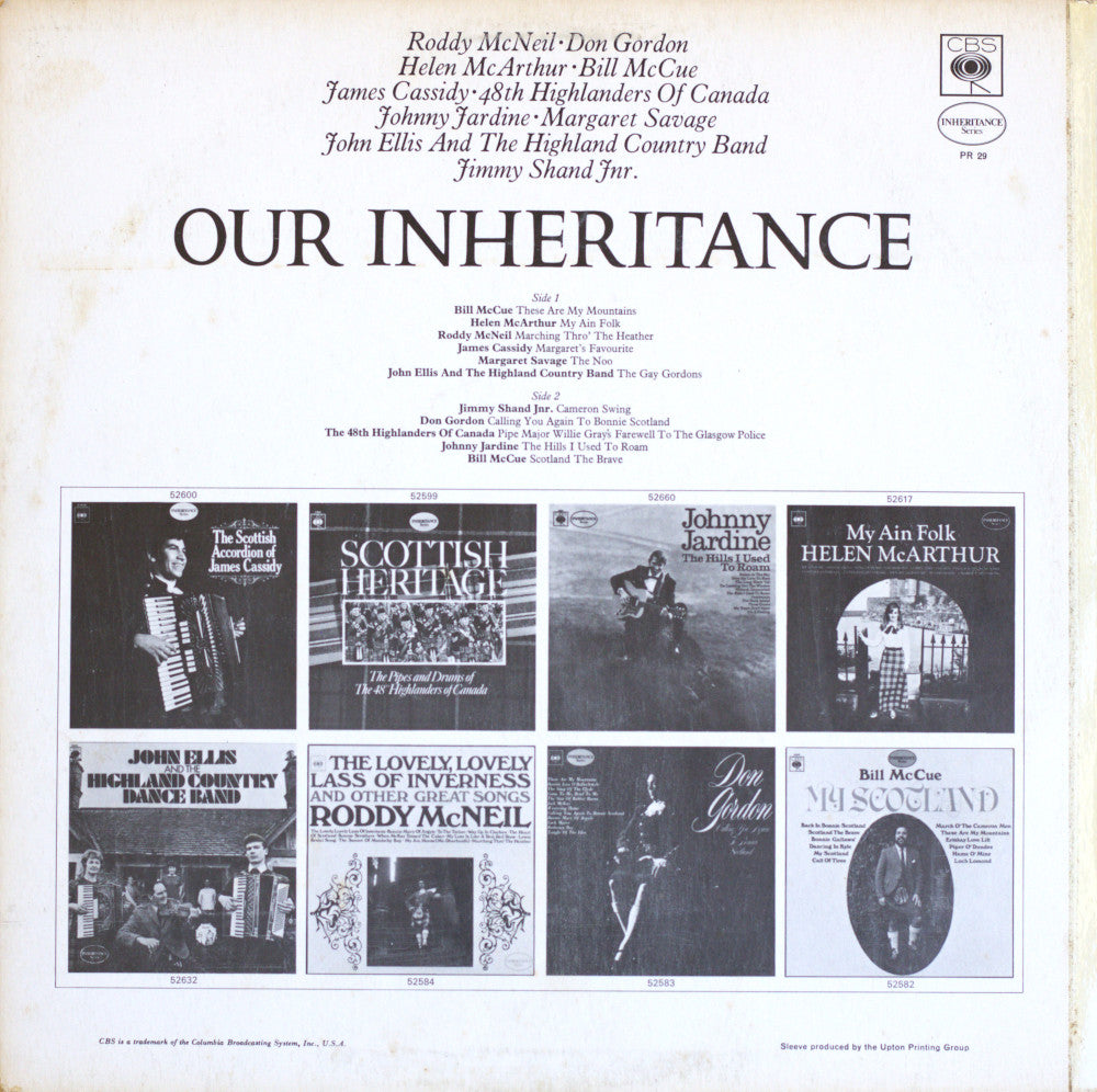 Various – Our Inheritance Vinyl LP