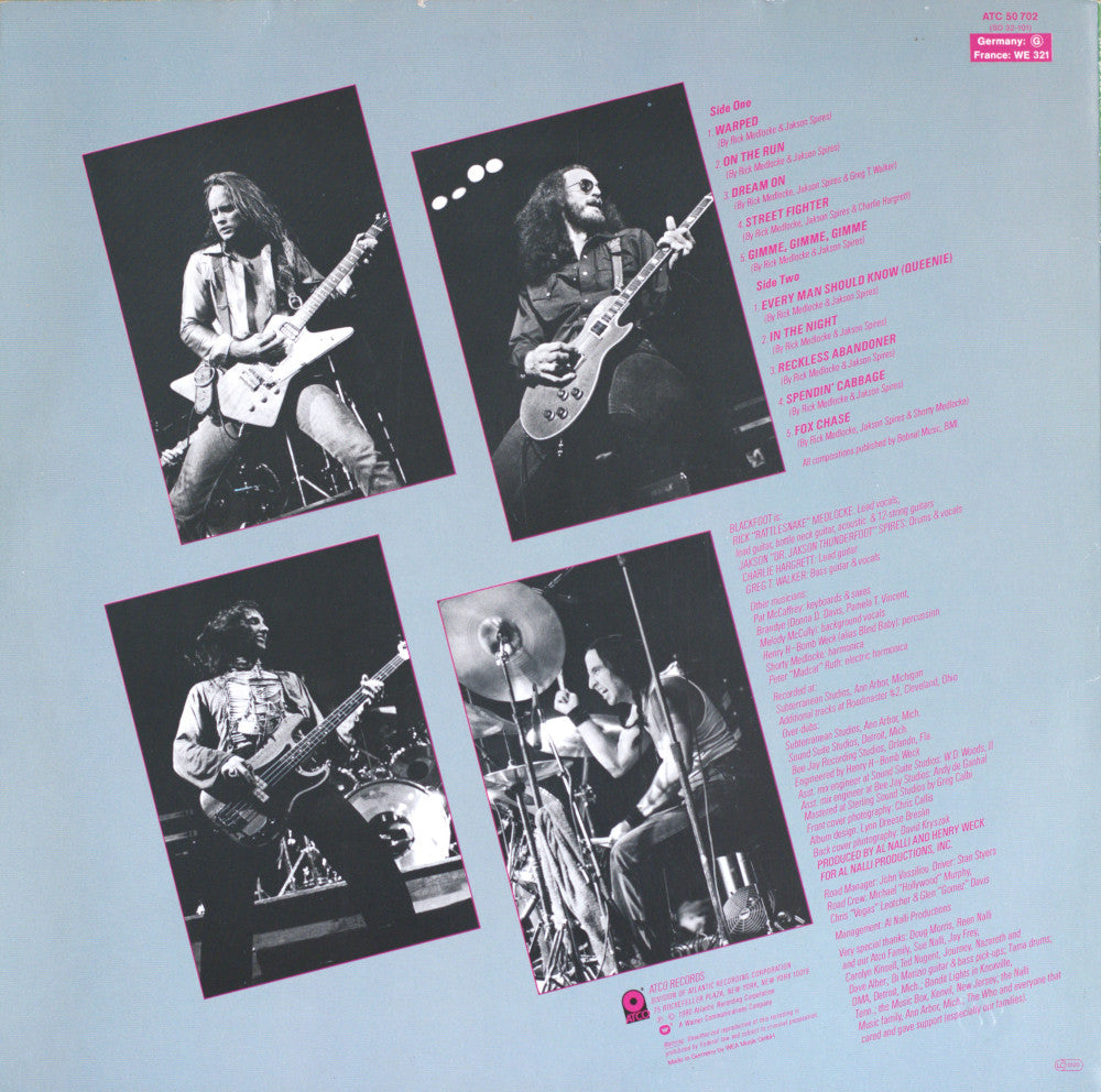 Blackfoot – Tomcattin' Vinyl LP