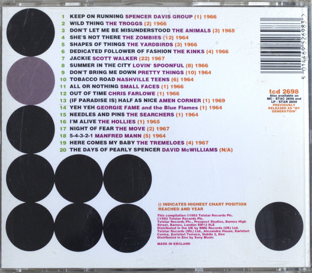 Various – The Sounds Of The Sixties: 20 Swinging Hits CD