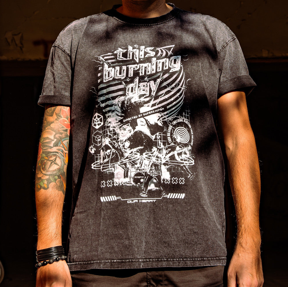 This Burning Day – Oversized Acid Wash Тениска