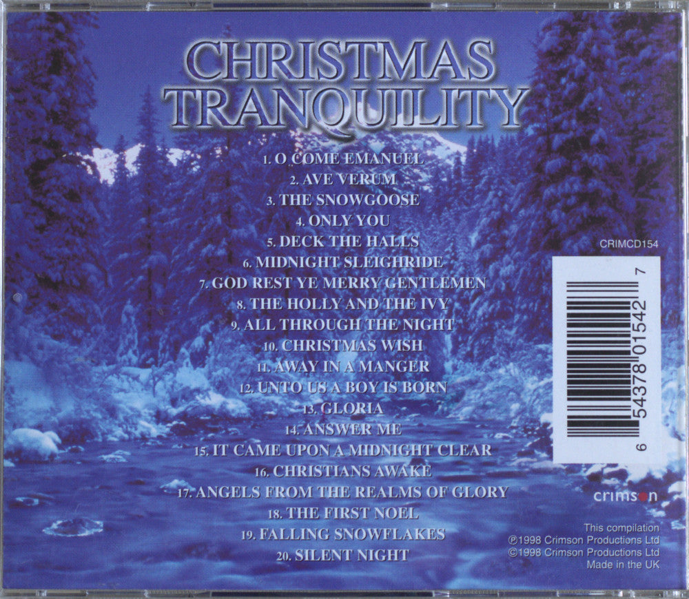 Various – Christmas Tranquility: 20 Tranquil Christmas Classics CD