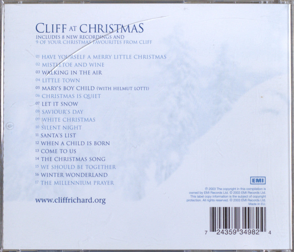 Cliff Richard – Cliff At Christmas CD
