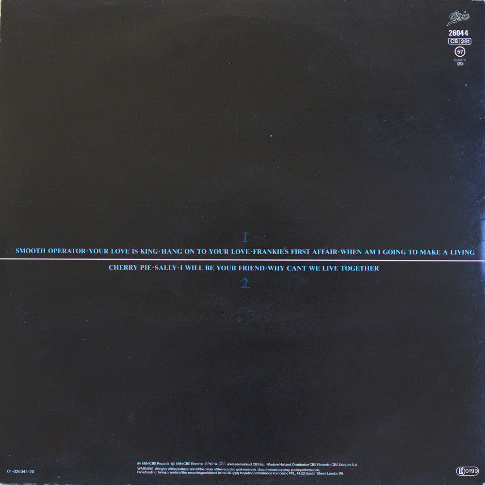 Sade – Diamond Life Vinyl LP