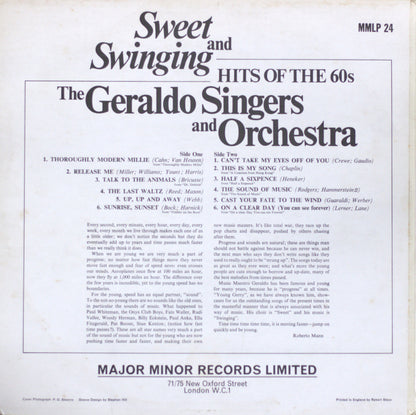 The Geraldo Orchestra & Singers – Sweet & Swinging Hits Of The 60s Vinyl LP
