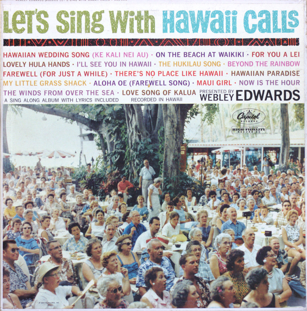 Let’s Sing With Hawaii Calls Vinyl LP