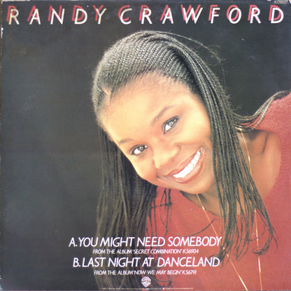 Randy Crawford – You Might Need Somebody / Last Night at Danceland 12" Vinyl Single