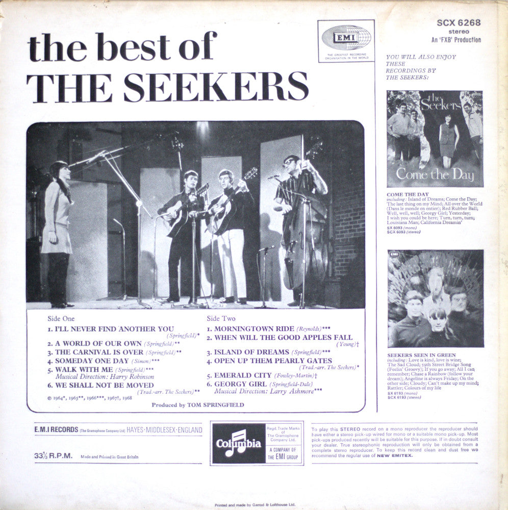 The Seekers – The Best Of The Seekers Vinyl LP