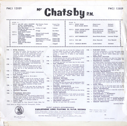 Peter Maxwell – Mr. Chatsby P.M. Vinyl LP