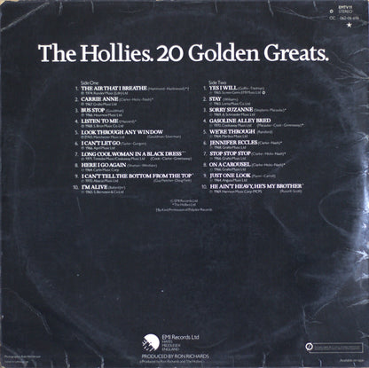 The Hollies – 20 Golden Greats Vinyl LP