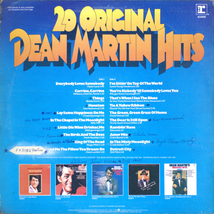 Dean Martin – 20 Original Hits Vinyl LP