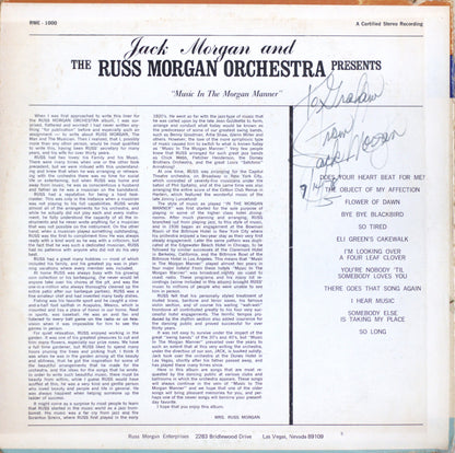 The Russ Morgan Orchestra – Music In The Morgan Manner Vinyl LP