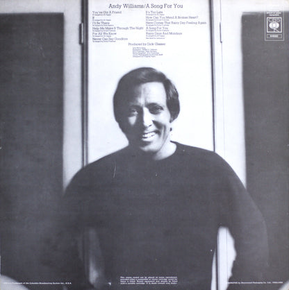 Andy Williams – A Song For You Vinyl LP
