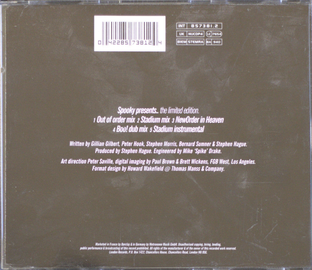 New Order – Spooky Maxi CD