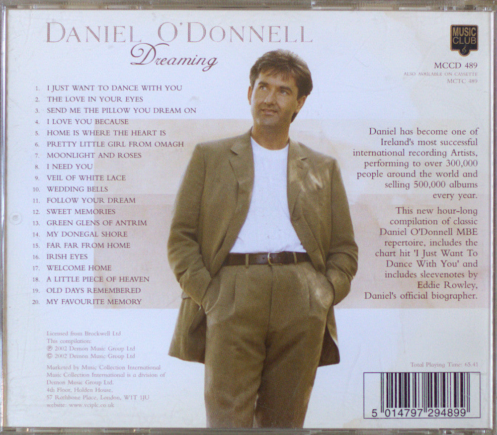 Daniel O'Donnell – Dreaming CD