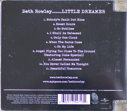 Beth Rowley – Little Dreamer CD