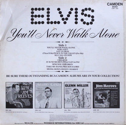 Elvis Presley – You’ll Never Walk Alone Vinyl LP