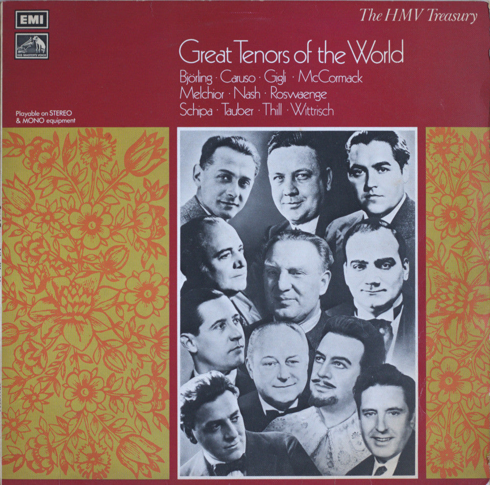 Various – Great Tenors Of The World Vinyl LP