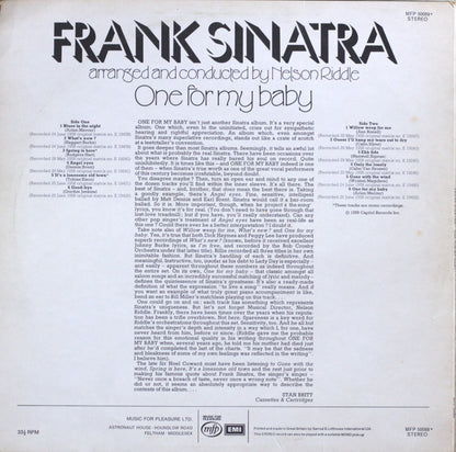 Frank Sinatra – One For My Baby Vinyl LP