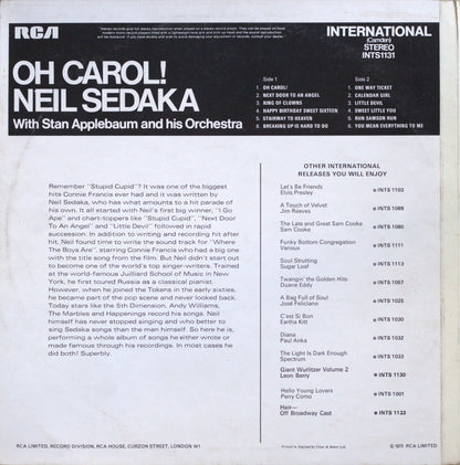 Neil Sedaka – Oh! Carol Vinyl LP