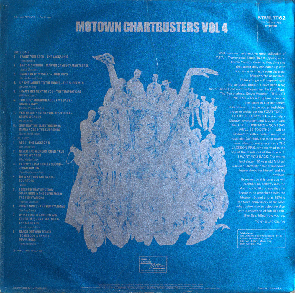 Various Artists – Motown Chartbusters Vol. 4 Vinyl LP