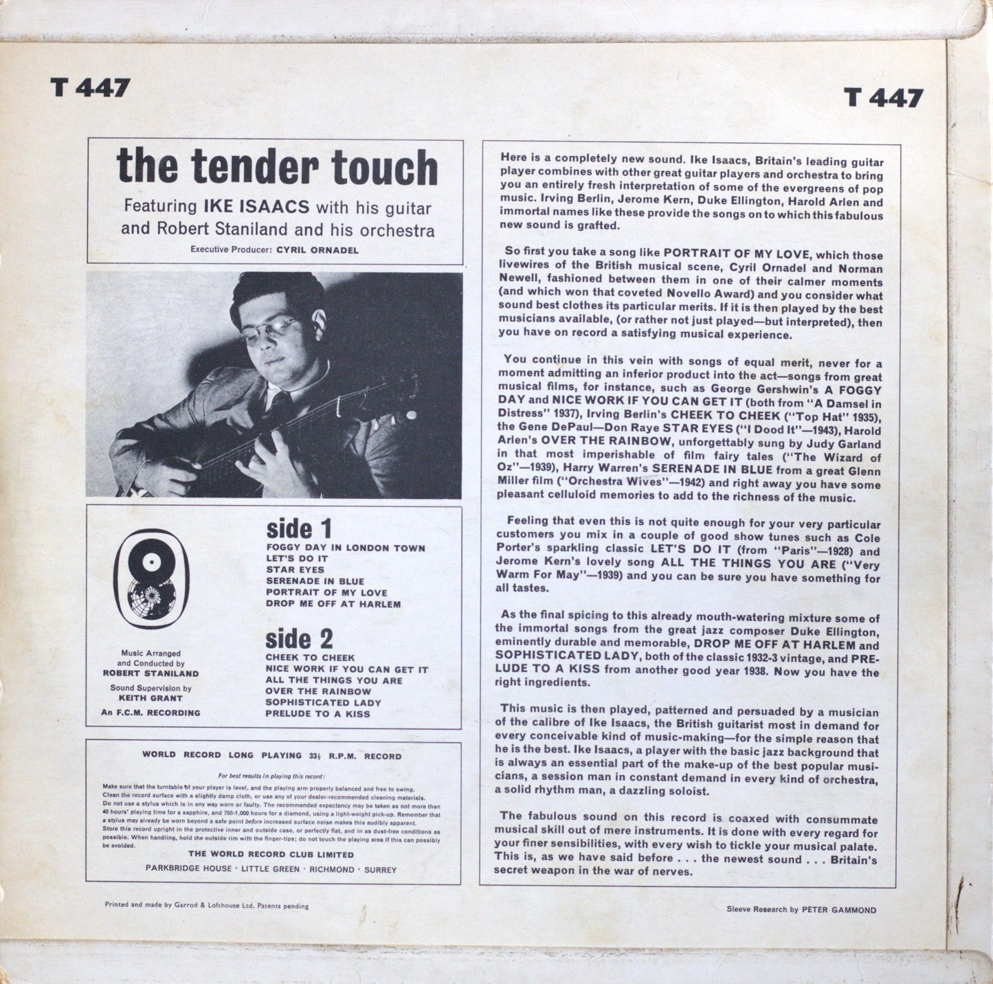 Ike Isaacs – The Tender Touch Vinyl LP