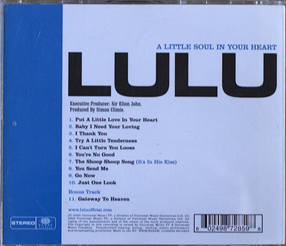 Lulu – A Little Soul In Your Heart CD