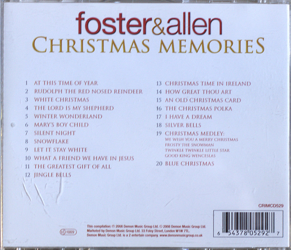 Foster & Allen – Christmas Memories CD