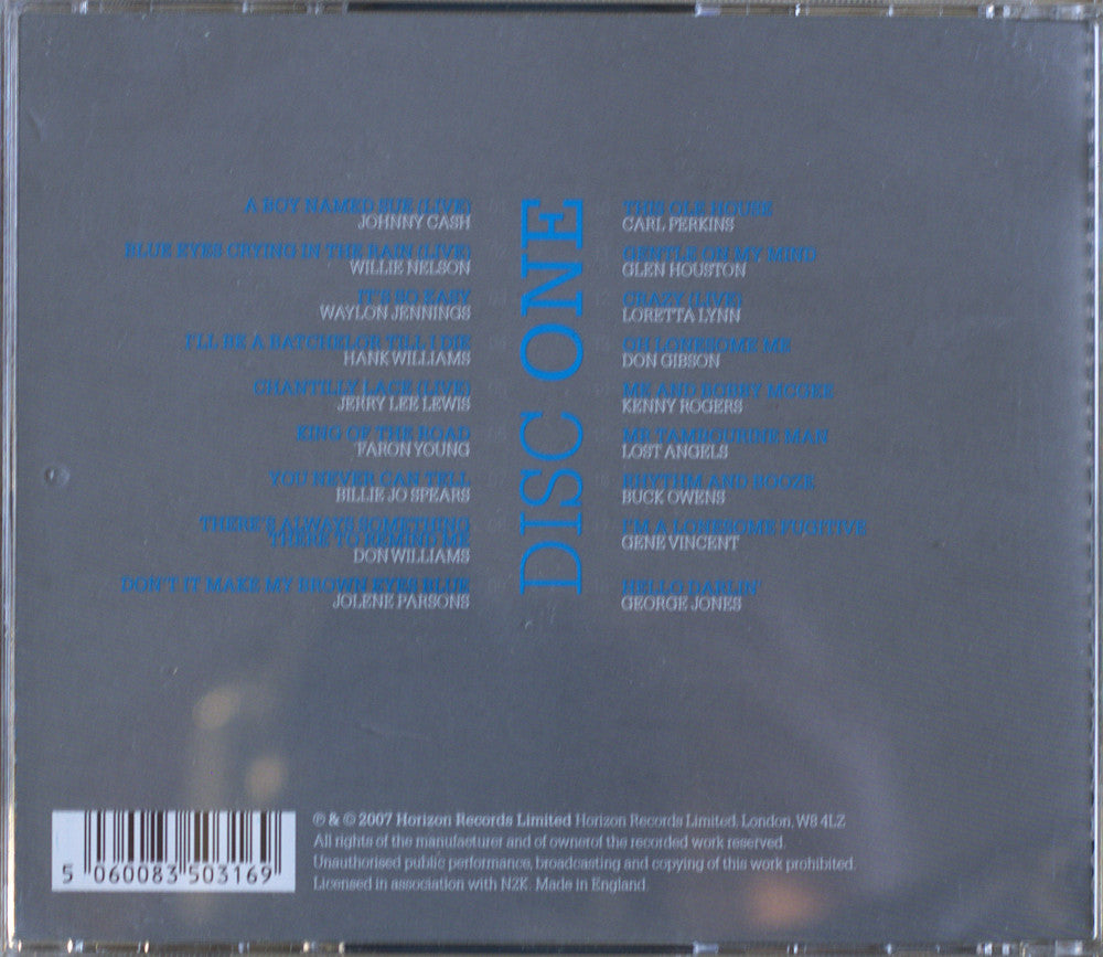 Various – The Country Outlaws (The Bad Side Of Country) Disc One CD