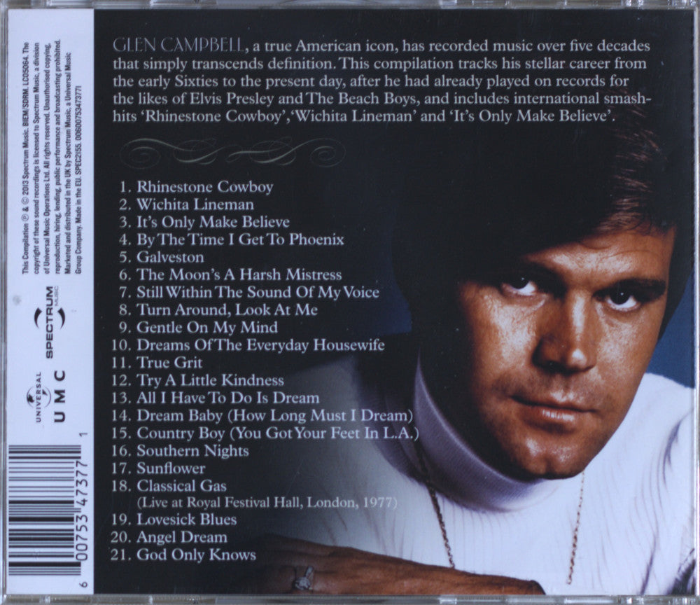 Glen Campbell – Gentle On My Mind: The Best Of CD