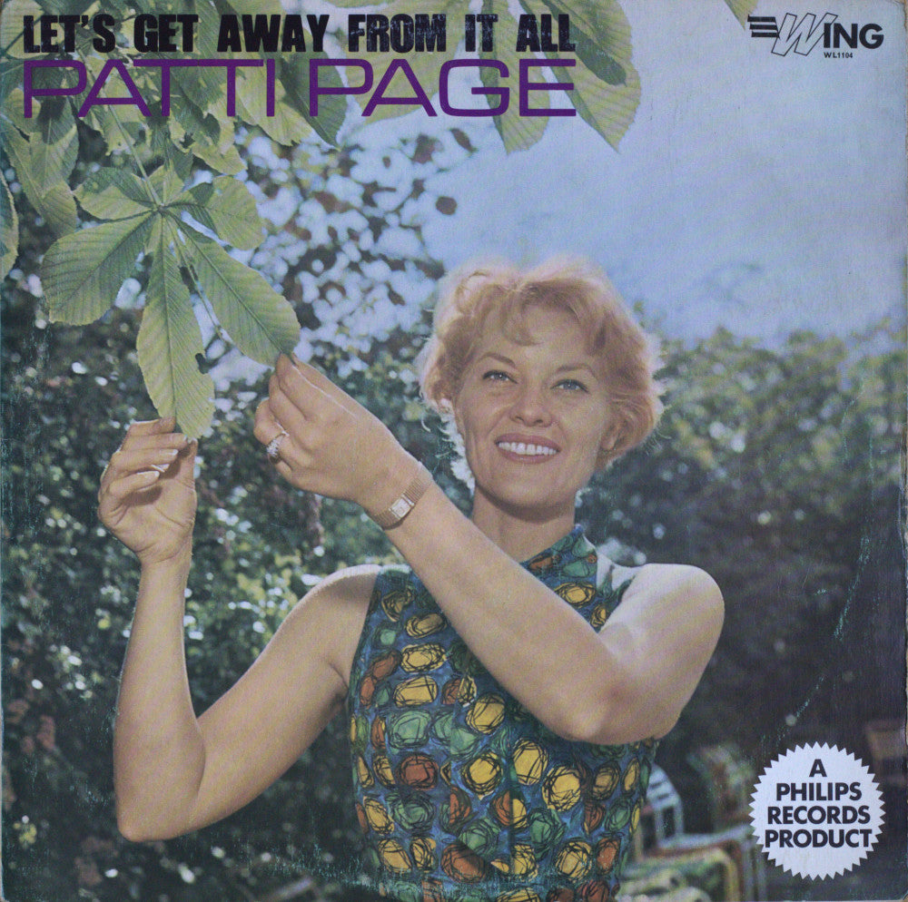 Patti Page – Let’s Get Away From It All Vinyl LP